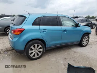 2014 Mitsubishi Outlander SE z VIN 4A4AP4AU2EE020696, wystawiony jako Copart lot #59438435 z przebiegiem Nie podano mil oraz Szkoda całkowita • Salvage title. Historia ofert i sprzedaży dostępna na DreamBid. Obrazek 3.