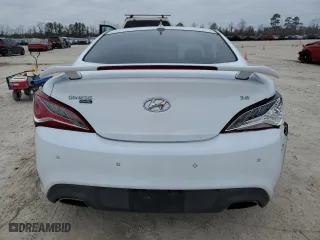 2016 Hyundai Genesis Coupe 3.8L Ultimate with VIN KMHHU6KJ3GU133852, listed as a Copart auction lot 41929395 with 76,825 mi miles and Salvage Title. Bid and sale history available at carsss.com. Image 6.