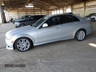 2009 Mercedes-Benz C 300 Sport with VIN WDDGF81X49F261185, listed as a Copart auction lot 58079855 with 221,362 mi miles and Salvage title. Bid and sale history available at DreamBid. Image 1.
