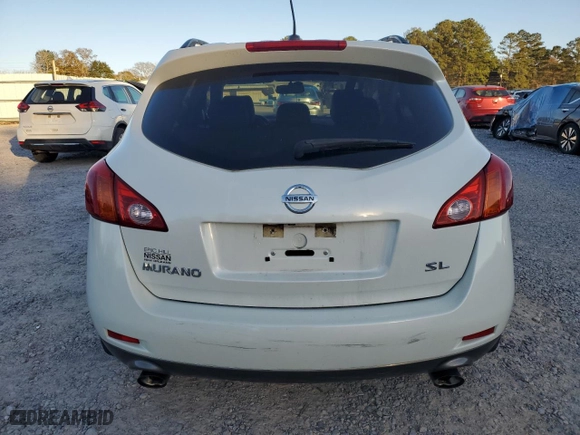 2009 Nissan Murano S with VIN JN8AZ18U19W019825, listed as a Copart auction lot 86984994 with 109,466 mi miles and Salvage Title. Bid and sale history available at carsss.com. Image 6.