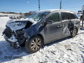 2016 Honda Odyssey SE with VIN 5FNRL5H35GB102688, listed as a Copart auction lot 84289074 with 0 mi miles and Salvage Title. Bid and sale history available at carsss.com. Image 1.