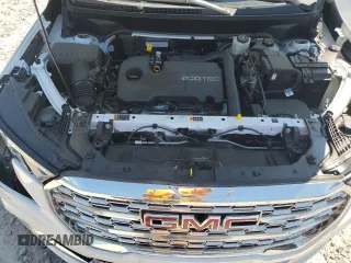 2022 GMC Terrain Denali with VIN 3GKALXEV2NL226743, listed as a Copart auction lot 50572075 with 19,390 mi miles and Salvage title. Bid and sale history available at DreamBid. Image 12.