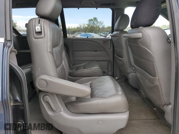 2010 Honda Odyssey EX-L with VIN 5FNRL3H68AB109091, listed as a Copart auction lot 53377325 with 208,820 mi miles and Salvage Title. Bid and sale history available at carsss.com. Image 12.