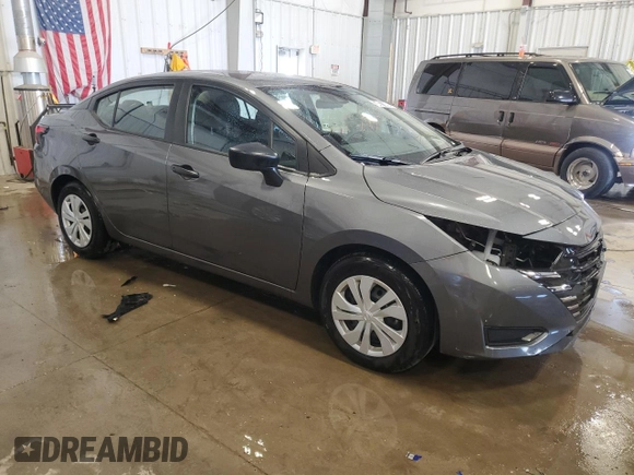 2024 Nissan Versa S with VIN 3N1CN8DV7RL919984, listed as a Copart auction lot 54871485 with 17,709 mi miles and Clean Title. Bid and sale history available at DreamBid. Image 4.