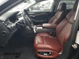 2022 Audi S8 с VIN WAULSAF89NN007255, выставлен на аукционе Copart как лот 57654725 с пробегом 14 904 миль миль и Списание • Salvage title. История ставок и продаж доступна на DreamBid. Изображение 7.