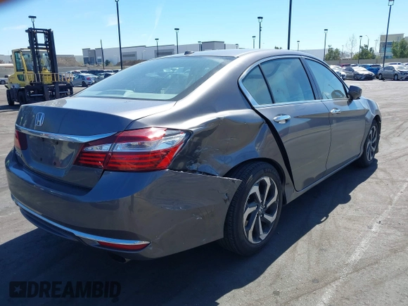 2016 Honda Accord Sedan EX with VIN 1HGCR2F76GA128929, listed as a IAAI auction lot 41882072 with 86,480 mi miles. Bid and sale history available at carsss.com. Image 4.