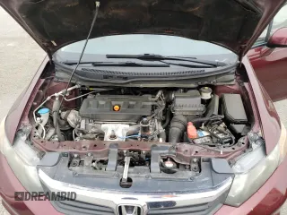 2012 Honda Civic EX with VIN 19XFB2F83CE053591, listed as a Copart auction lot 50392235 with 137,410 mi miles and Salvage Title. Bid and sale history available at DreamBid. Image 12.