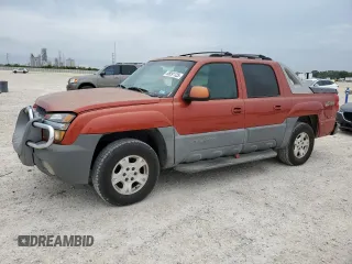 2002 Chevrolet Avalanche with VIN 3GNEC13T12G219144, listed as a Copart auction lot 55091125 with 267,181 mi miles and Clean Title. Bid and sale history available at carsss.com. Image 1.