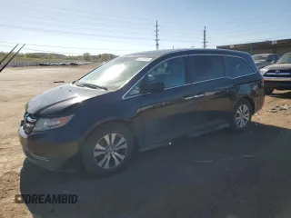 2015 Honda Odyssey EX-L z VIN 5FNRL5H61FB079483, wystawiony jako Copart lot #54671315 z przebiegiem 131 748 mil mil oraz Szkoda całkowita • Salvage title. Historia ofert i sprzedaży dostępna na DreamBid. Obrazek 1.