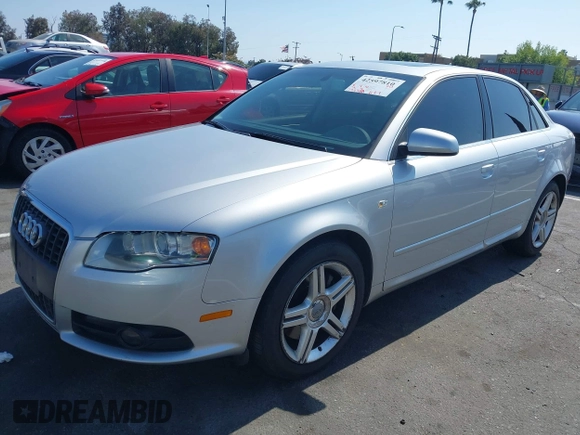 2008 Audi A4 2.0T with VIN WAUDF78E98A053565, listed as a IAAI auction lot 42597810 with 145,388 mi miles and . Bid and sale history available at DreamBid. Image 2.
