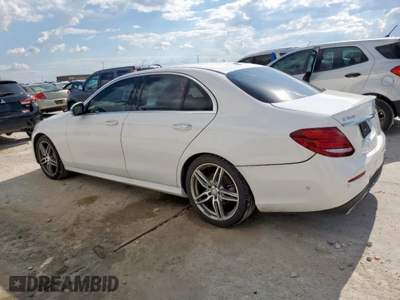 2017 Mercedes-Benz E 300 Luxury with VIN WDDZF4JB6HA203130, listed as a Copart auction lot 55818005 with 56,144 mi miles and Salvage title. Bid and sale history available at DreamBid. Image 2.