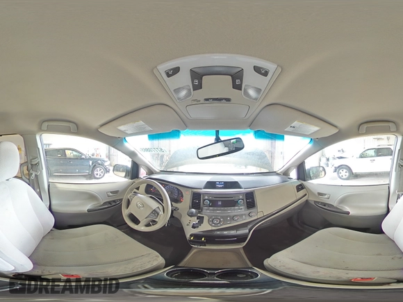 2012 Toyota Sienna LE AAS with VIN 5TDKK3DCXCS224922, listed as a Copart auction lot 57770865 with 210,320 mi miles and Salvage title. Bid and sale history available at DreamBid. Image 15.