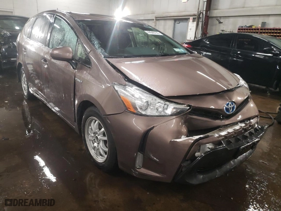 2017 Toyota Prius v Two with VIN JTDZN3EU9HJ074335, listed as a Copart auction lot 44040735 with 86,407 mi miles and Salvage Title. Bid and sale history available at carsss.com. Image 4.