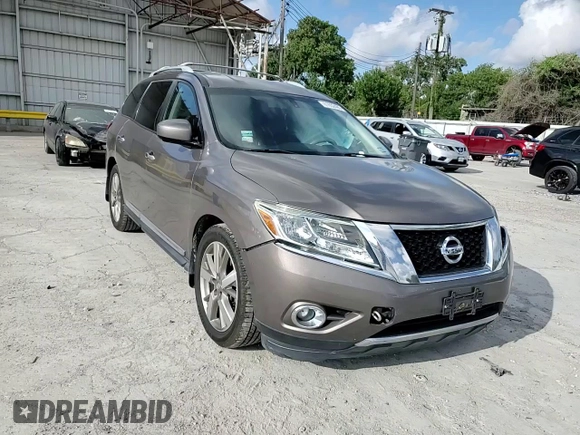 2014 Nissan Pathfinder SL with VIN 5N1AR2MN4EC612375, listed as a Copart auction lot 61652485 with 127,039 mi miles and Salvage title. Bid and sale history available at DreamBid. Image 13.
