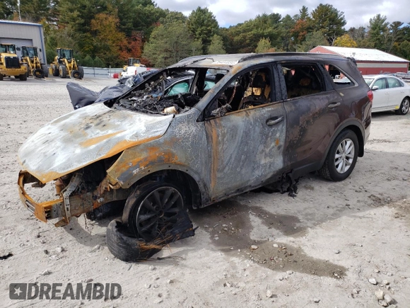 2018 Kia Sorento LX V6 with VIN 5XYPGDA57JG404971, listed as a Copart auction lot 76484834 with 0 mi miles and Salvage Title. Bid and sale history available at carsss.com. Image 1.