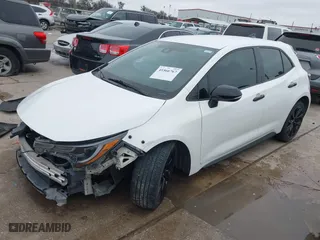 2020 Toyota Corolla Hatchback SE with VIN JTND4RBE1L3079177, listed as a IAAI auction lot 41566767 with 156,236 mi miles. Bid and sale history available at carsss.com. Image 18.