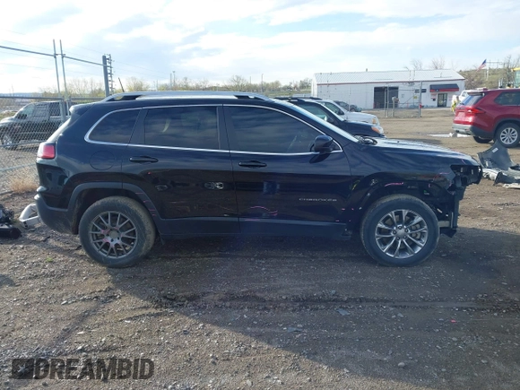 2019 Jeep Cherokee Latitude Plus with VIN 1C4PJMLB9KD245505, listed as a IAAI auction lot 42153262 with 103,248 mi miles and . Bid and sale history available at DreamBid. Image 14.