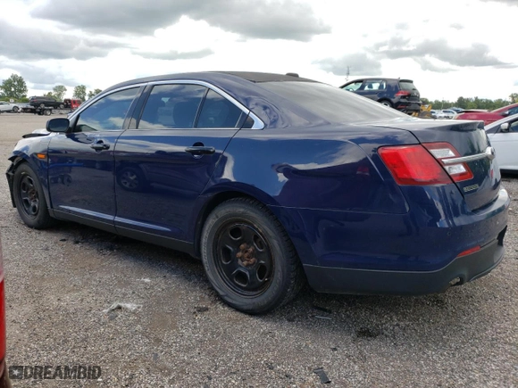2014 Ford Sedan Police Interceptor with VIN 1FAHP2MK7EG165473, listed as a Copart auction lot 63755824 with 326,447 mi miles and Salvage Title. Bid and sale history available at carsss.com. Image 2.