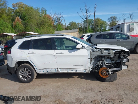2021 Jeep Cherokee Altitude with VIN 1C4PJMLB6MD162634, listed as a IAAI auction lot 42102564 with 50,551 mi miles and . Bid and sale history available at DreamBid. Image 13.