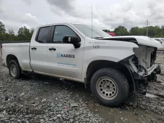 2021 Chevrolet Silverado 1500 Work Truck with VIN 1GCRWAEF1MZ205191, listed as a Copart auction lot 73381534 with 100,739 mi miles and Salvage Title. Bid and sale history available at DreamBid. Image 4.