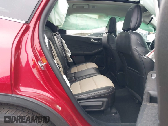 2021 Ford Escape Titanium Hybrid with VIN 1FMCU9DZ1MUA01599, listed as a IAAI auction lot 41912441 with 20,660 mi miles and . Bid and sale history available at DreamBid. Image 8.