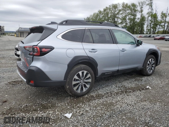 2024 Subaru Outback Limited XT with VIN 4S4BTGND7R3177303, listed as a Copart auction lot 55177725 with 9,374 mi miles and Salvage title. Bid and sale history available at DreamBid. Image 3.