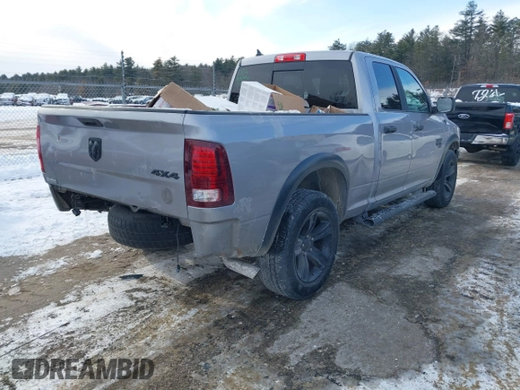 2021 Ram 1500 Classic Warlock with VIN 1C6RR7GG6MS582308, listed as a IAAI auction lot 41358795 with 8,978 mi miles. Bid and sale history available at carsss.com. Image 4.