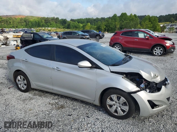 2016 Hyundai Elantra SE с VIN 5NPDH4AE1GH715488, выставлен на аукционе Copart как лот 57418725 с пробегом 145 110 миль миль и Списание • Salvage title. История ставок и продаж доступна на DreamBid. Изображение 4.