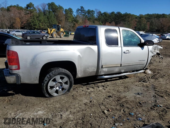 2011 GMC Sierra 1500 with VIN 1GTR1WE05BZ285941, listed as a Copart auction lot 79712844 with Not Provided miles and Salvage Title. Bid and sale history available at DreamBid. Image 3.
