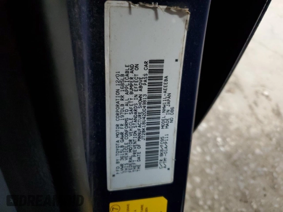 2002 Toyota Prius with VIN JT2BK18U420049813, listed as a Copart auction lot 73236514 with 168,832 mi miles and Salvage Title. Bid and sale history available at carsss.com. Image 13.