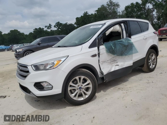 2017 Ford Escape SE with VIN 1FMCU0GD9HUE00634, listed as a Copart auction lot 53939945 with 102,109 mi miles and Salvage Title. Bid and sale history available at DreamBid. Image 1.