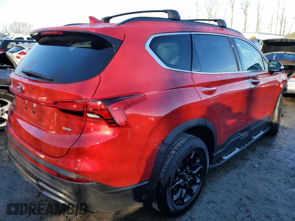 2022 Hyundai Santa Fe XRT with VIN 5NMS6DAJXNH449294, listed as a Copart auction lot 36372193 with 2,054 mi miles. Bid and sale history available at carsss.com. Image 3.