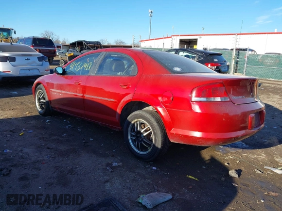 2001 Chrysler Sebring with VIN 1C3AL56U41N730800, listed as a IAAI auction lot 41437419 with 112,254 mi miles and . Bid and sale history available at DreamBid. Image 3.