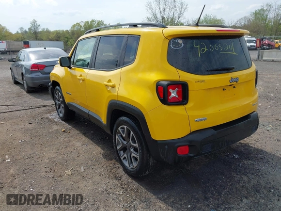 2017 Jeep Renegade Latitude z VIN ZACCJBBB7HPG40829, wystawiony jako IAAI lot #42065201 z przebiegiem 92 754 mil mil oraz . Historia ofert i sprzedaży dostępna na DreamBid. Obrazek 3.