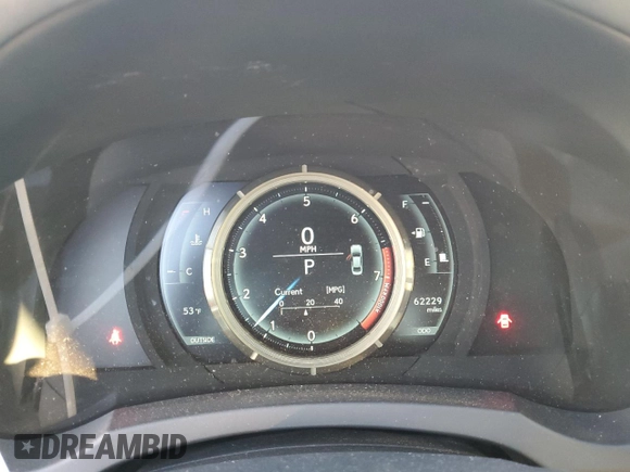 2015 Lexus IS 350 with VIN JTHBE1D24F5015381, listed as a Copart auction lot 86919204 with 62,229 mi miles and Salvage title. Bid and sale history available at DreamBid. Image 9.