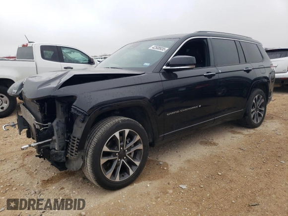 2021 Jeep Grand Cherokee Overland with VIN 1C4RJJDG2M8183507, listed as a Copart auction lot 42508935 with 64,501 mi miles and Clean title. Bid and sale history available at DreamBid. Image 1.