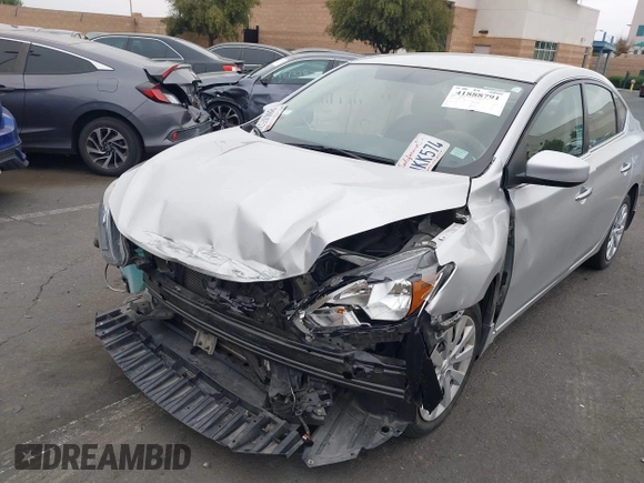 2019 Nissan Sentra SR with VIN 3N1AB7AP7KY452896, listed as a IAAI auction lot 41888791 with 45,606 mi miles and . Bid and sale history available at DreamBid. Image 6.