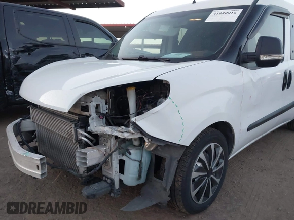 2021 Ram ProMaster City Cargo Tradesman with VIN ZFBHRFABXM6T84886, listed as a IAAI auction lot 41980016 with 45,279 mi miles and . Bid and sale history available at DreamBid. Image 6.