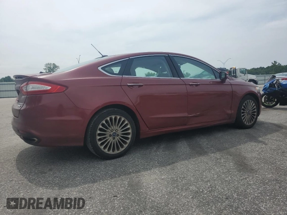2016 Ford Fusion Titanium with VIN 3FA6P0K93GR347064, listed as a Copart auction lot 58547915 with 190,597 mi miles and Salvage title. Bid and sale history available at DreamBid. Image 3.