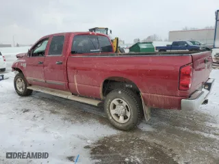 2007 Dodge Ram 2500 Laramie with VIN 1D7KS28A47J595909, listed as a Copart auction lot 83855354 with 177,167 mi miles and Salvage Title. Bid and sale history available at carsss.com. Image 2.