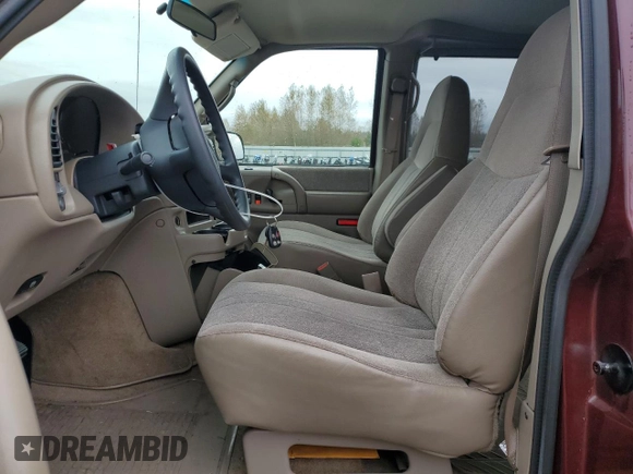 2003 GMC Safari z VIN 1GKEL19X63B510272, wystawiony jako Copart lot #75436594 z przebiegiem 31 989 mil mil oraz Szkody całkowita. Historia ofert i sprzedaży dostępna na DreamBid. Obrazek 7.