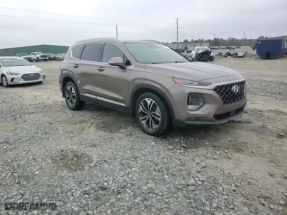 2020 Hyundai Santa Fe Limited with VIN 5NMS53AA3LH267480, listed as a Copart auction lot 43764525 with 59,413 mi miles and Salvage Title. Bid and sale history available at carsss.com. Image 14.