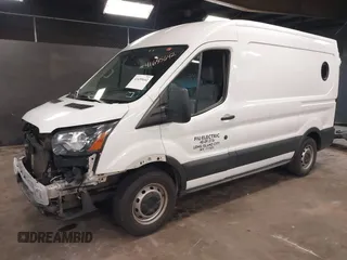 2016 Ford Transit Cargo with VIN 1FTYE1CM0GKA13242, listed as a IAAI auction lot 41655642 with 107,589 mi miles and . Bid and sale history available at carsss.com. Image 18.