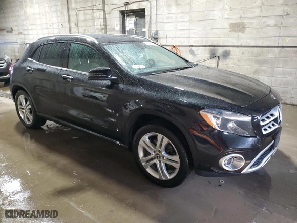 2020 Mercedes-Benz GLA with VIN WDCTG4GB0LU026239, listed as a Copart auction lot 46605005 with 56,049 mi miles and Salvage Title. Bid and sale history available at carsss.com. Image 4.