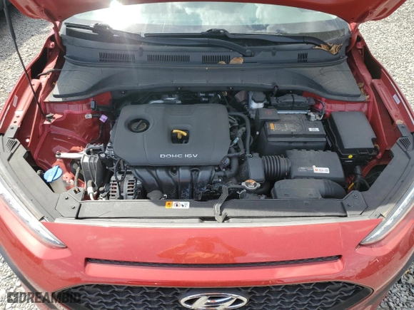 2021 Hyundai Kona SEL with VIN KM8K22AA2MU608098, listed as a Copart auction lot 51352065 with 25,804 mi miles and Non Repairable. Bid and sale history available at carsss.com. Image 12.