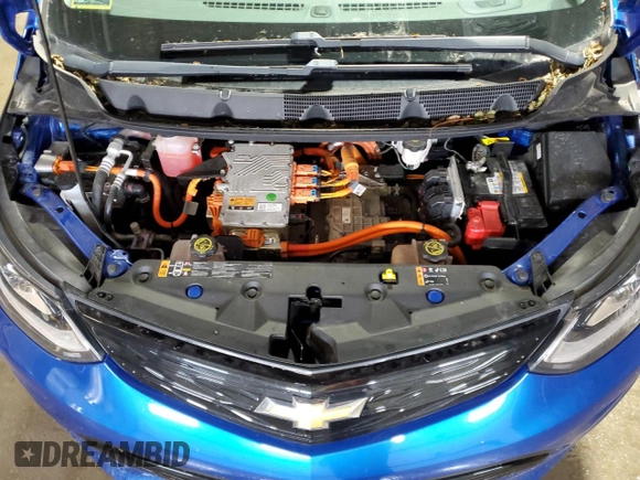2020 Chevrolet Bolt EV LT with VIN 1G1FY6S05L4118490, listed as a Copart auction lot 61223505 with 48,979 mi miles and Salvage title. Bid and sale history available at DreamBid. Image 11.