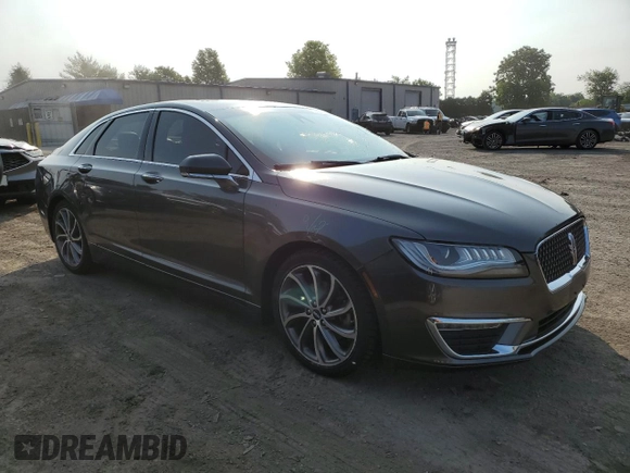 2019 Lincoln MKZ Reserve I with VIN 3LN6L5D91KR607417, listed as a Copart auction lot 59886935 with 56,399 mi miles and Salvage title. Bid and sale history available at DreamBid. Image 4.