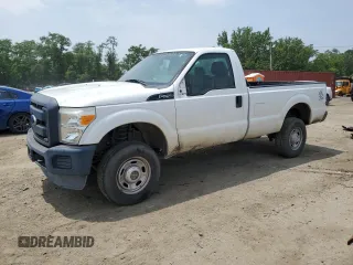 2015 Ford F-250 XLT with VIN 1FTBF2B6XFEA89933, listed as a Copart auction lot 60073375 with 12,960 mi miles and Clean title. Bid and sale history available at DreamBid. Image 1.