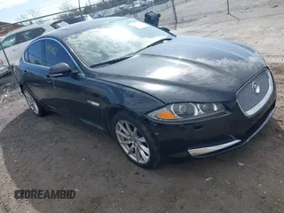 2013 Jaguar XF I4 RWD with VIN SAJWA0ES8DPS97356, listed as a IAAI auction lot 41921807 with 1 mi miles. Bid and sale history available at carsss.com. Image 1.