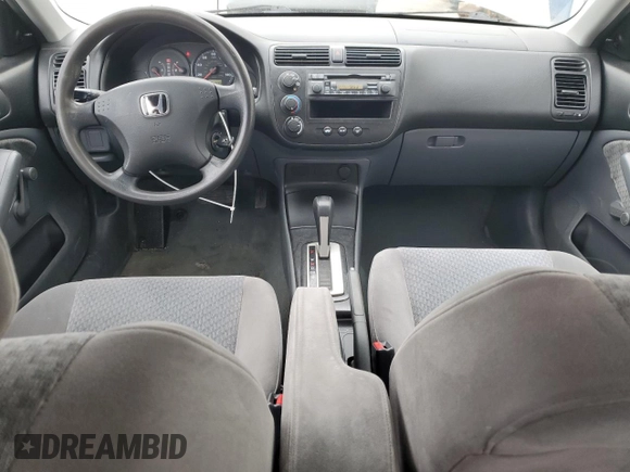 2004 Honda Civic VP with VIN 2HGES16394H620405, listed as a Copart auction lot 50882195 with 191,220 mi miles and Salvage Title. Bid and sale history available at DreamBid. Image 8.